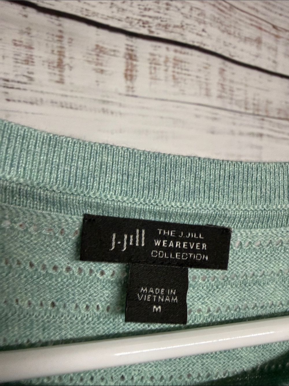 J. Jill Wearever Textured Short Sleeve Pullover Sweater - Picture 3 of 8